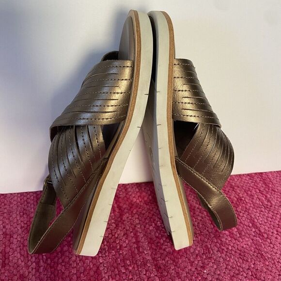 Timberland Adley Shore Ankle Strap Leather Sandals Bronze Size 7 - Picture 7 of 11